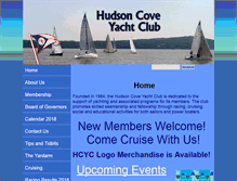 Tablet Screenshot of hudsoncove.com